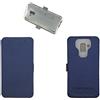 QiongniAN Custodia per Samsung SM-A600FN/DS Galaxy A6 2018 Duos (Samsung A600) Custodia Case Cover Blue