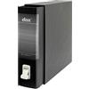 Rexel Esselte Dox - Scatole archivio, formato: A4, colore: bianco Pacco da 6 nero