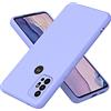 DESSEN Silicone Liquido Cover per Motorola Moto G30/G10/G20, Custodia in TPU Morbido, Ultra Leggero, Ultra Sottile, Resistente al Sudore, Antiurto Bumper Case. Viola