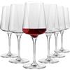 Krosno Bicchieri da Vino Rosso Set di 6, 500 ml, Collezione Infinity