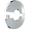Delabie Rosette apribili, diametro 16 mm, cromate, confezione da 2, 824016.2p