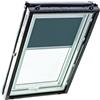 Roto Tenda Oscurante Originale Roto ZRV - Guide di Scorrimento Laterali Argento - per Finestre da Tetto delle Serie R4/R7 e Classic 43/73 - Dimensioni 054/118 | 05/11 - Colore del Tessuto Grigio Scuro