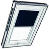 Roto Tenda Oscurante Originale Roto ZRV - Guide di Scorrimento Laterali Argento - per Finestre da Tetto delle Serie R6/R8, i8 e Classic 64/84 - Dimensioni 074/160 | 07/16 - Colore del Tessuto Blu