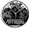 Instant Karma Clocks | Orologio da Parete Moto Design Motorbike | Arredo per Amanti delle Due Ruote Motociclismo | Decorazione Vintage per Casa Garage Officina | Idea Regalo Bikers
