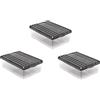BranQ Home essential BranQ - Home essential Scarpiera Shoe Box con fori di ventilazione e coperchio, in plastica, 8 l, set da 3 pezzi