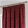 Fusion - Eastbourne - Cover, Burgundy, Curtains: 90 Width x 90 Drop (229 x 229cm)