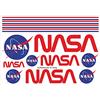 beihaasnatuerlich® Set Adesivi NASA 13-Pezzi, Sticker Per Bambini, Auto e Computer, Astronauta