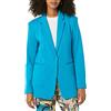 TEREA, Blazer da donna Amora in spugna francese, marrone argilla, XXL