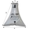 NUOVA RADE SERBATOIO PER ACQUA POTABILE FLESSIBILE 55 LT TRIANGOLARE BARCA CAMPER GOMMONE