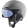 ALPINA Alto Q Lite, Casco da Sci Unisex Adulto, Moon-Grey Matt, 51-55 cm