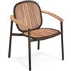Emu Poltroncina Twins Alu-Teak