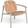 Emu Poltrona Twins Alu-Teak