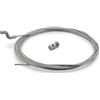 Easyboost Cavo Flessibile Z Acceleratore Ø1.5mm con Morsetto Ferma Lunghezza 2,5 Metri per Tosaerba Decespugliatori da Giardino