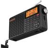 XHDATA D109 Radio Digitale Portatile Radiolina FM/AM/SW/LW Radio Bluetooth Vintage Radio da Cantiere Cavo AC o Radio FM Portatile a Pile Doppia sveglia con supporto per schede TF