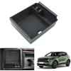 GAFAT Compatibile con Kia Sportage NQ5 2025 2026-2022 (Cambio Manuale) Vano Portaoggetti per Bracciolo, Facelift Sportage 2025 Contenitore Organizer da Braccioli per Console Centrale (Nero)