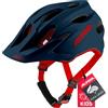 ALPINA Carapax JR, Casco da Bicicletta Unisex Bambino, Indigo Matt, 51-56 cm