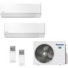 Panasonic Climatizzatore Panasonic Dual 18+18 SUPER COMPATTI standard 3Z68TBE+TZ50ZKEW+TZ50ZKEW con wifi