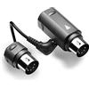 CME WIDI Master - Adattatore wireless MIDI Bluetooth - Latenza ultra bassa, MIDI Split Merge - Sintetizzatore per pianoforte digitale, macOS, iOS, Android, Win