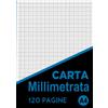 Independently published Carta millimetrata: Quaderno di carta millimetrata A4 |Per matematica e scienze - 1/5/10mm - 120 Pagine