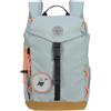 Lässig Zaino asilo Zaino per bambini con fascia toracica idrorepellente, 9 litri/Mini Outdoor Backpack Nature light blue