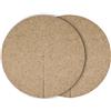 La cordeline Protezione per Piante, Set di 2 Dischi di Canapa, 40 cm, 600 g/m², Protezione da Freddo e Cattive Erbe, Naturale