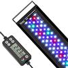 hygger Luce LED per Acquario,Luce per Acquario a Spettro Completo con Monitor LCD,14W 24/7 Ciclo di Illuminazione per Acquario con 7 Colori, Timer Regolabile per Acquario con Piante da 30-45cm