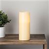 Lights4fun Candela Grande LED cilindrica in cera a pile di Lights4fun