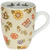 THUN - Porcellana Mug Fiori e Girasoli Country, 300ml