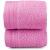 Top Towel - Premium - Asciugamani da bagno - 2 asciugamani viso o bidet - 100% Cotone - 600 Grammi