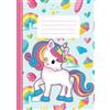 Independently published Quadernone quadretti 5mm con margine - L'unicorno felice: Quaderno A4 quadretti 5mm | 0,5 cm, 100 pagine