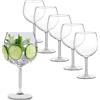 VIRSUS 6 Bicchieri Trasparenti 5033, capacità 580 cc, Infrangibili e Riutilizzabili, lavabili in lavastoviglie, 100% Riciclabili, Unglassy, per bevande, cocktail (Bicchieri Ballon da Gin)