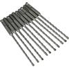 Faithfull FAISDS55160B - Punta per trapano SDS per muratura, 5,5 x 100 x 160 mm, confezione da 10, colore: argento