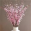 OUKEYI 12 fiori di gelsomino artificiali a stelo lungo 75 cm, bouquet di fiori finti per hotel, casa, ufficio, cucina, camera da letto, festa di nozze, decorazione fai da te (rosa)