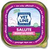 Vetline Vet Line Salute Maiale con Patate Alimento Umido Monoproteico per Cani VetLine, 150-gr