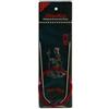 ChiaoGoo Knit RED Ferro Circolare in Acciaio Inossidabile per Maglia 100 cm 4,00 mm Argento e Rosso 1 unità