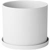 Blomus -Nona 66516 - Vaso per erbe aromatiche, colore: Bianco giglio