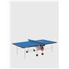 Garlando Tavolo da Ping Pong Training Outdoor con Ruote per Esterno Blu C-113E