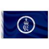 SHATCHI Grande bandiera blu navy 1,5 x 9,9 m nuovo re Carlo III Cypher monarca britannico sovrano incoronazione celebrazione bandiera britannica giardino strada pub decorazioni per esterni