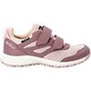 Jack Wolfskin Woodland Texapore Low VC K, Scarpe da Passeggio Unisex-Bambini, Cenere Malva, 27 EU