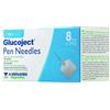 GLUCOJECT AGO Glucoject Pen Needles Aghi Per Penna Da Insulina 8 mm 31G 100 Pezzi