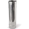 WESKEY Tubo in acciaio inox per canne fumarie L1000mm (DN 200)