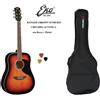 EKO RANGER 6 BROWN SUNBURST CHITARRA ACUSTICA FOLK CON BORSA + 3 PLETTRI NUOVA