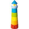HABA 300170 Stacking Game Lighthouse, 8 pcs. for 12 months and Up (Made in Germany)