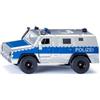 Siku 2304, Auto della Polizia Rheinmetall MAN Survivor R, 1:50, Metallo,Plastica, Blu,Argento, Portiere apribili