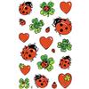 AVERY Zweckform 53558 - Adesivo decorativo con coccinella, 57 adesivi