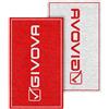 GIVOVA TELO MARE DOUBLE FACE 80 * 165 ROSSO/BIANCO Tg. UNICA