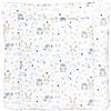 TupTam Materassino per Fasciatoio il cambio Pannolino Bebè, Coniglietto/Gufo, 70 x 70 cm