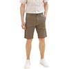 TOM TAILOR Bermuda Shorts, Uomo, Blu (Navy Beige Minimal 31258), 29