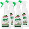 Winni's Naturel Anticalcare Spray per Acciaio Inox e Ceramica Brillantezza Naturale Ipoallergenico con Materie Prime di Origine Vegetale Completamente Biodegradabili - 4 Flaconi da 500ml