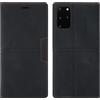 OKZone Cover per Samsung Galaxy S20 Plus, Cover a Libro Samsung S20 Plus, Custodia in Pelle Samsung S20 Plus Magnetica [Portafoglio] Custodia Silicone TPU Antiurto,Funzione Supporto Slot Schede (Nero)